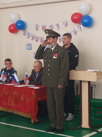 Смотр песни и строя.